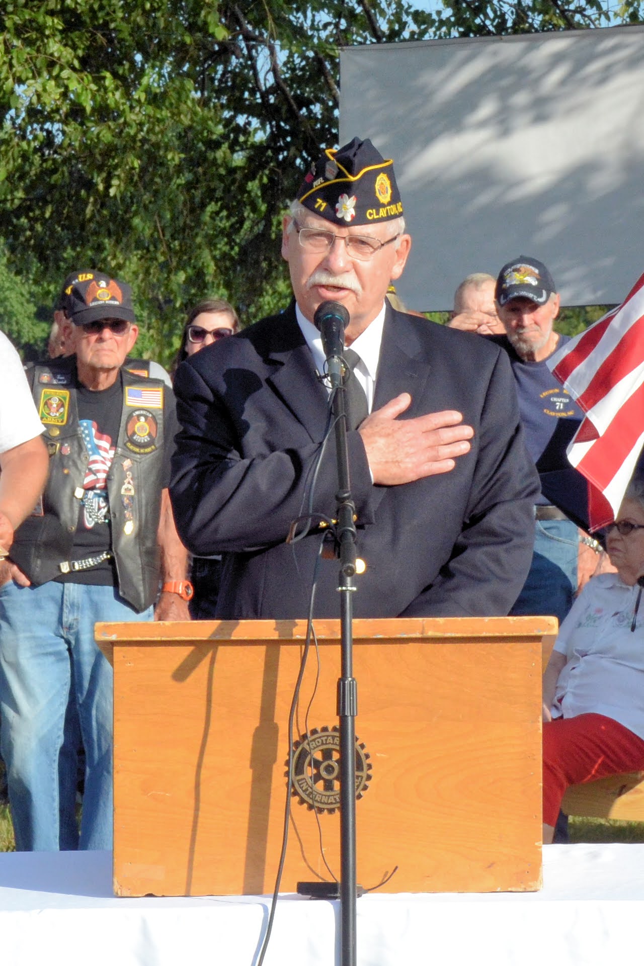 Tribute to Veterans and Flag Day June 14, 2021 (Photo Credit Kristin Brown)