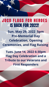 JoCo Flags For Heroes is Back for 2022!