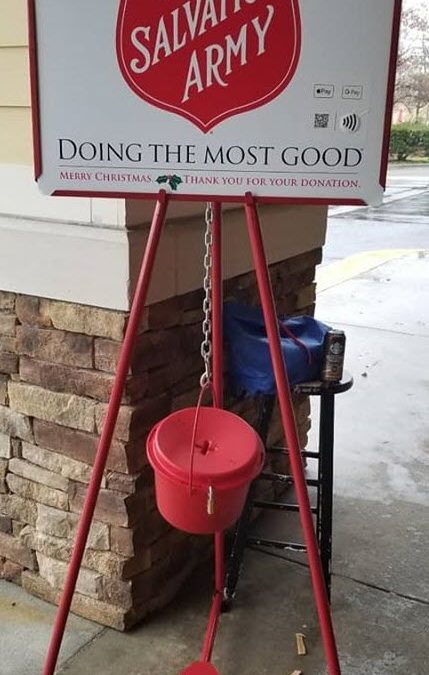 Another Successful Salvation Army Bell Ringing Project!