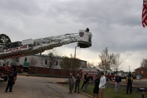 Taking Turns in the Ladder Truck at Clayton Fire Department Station 1