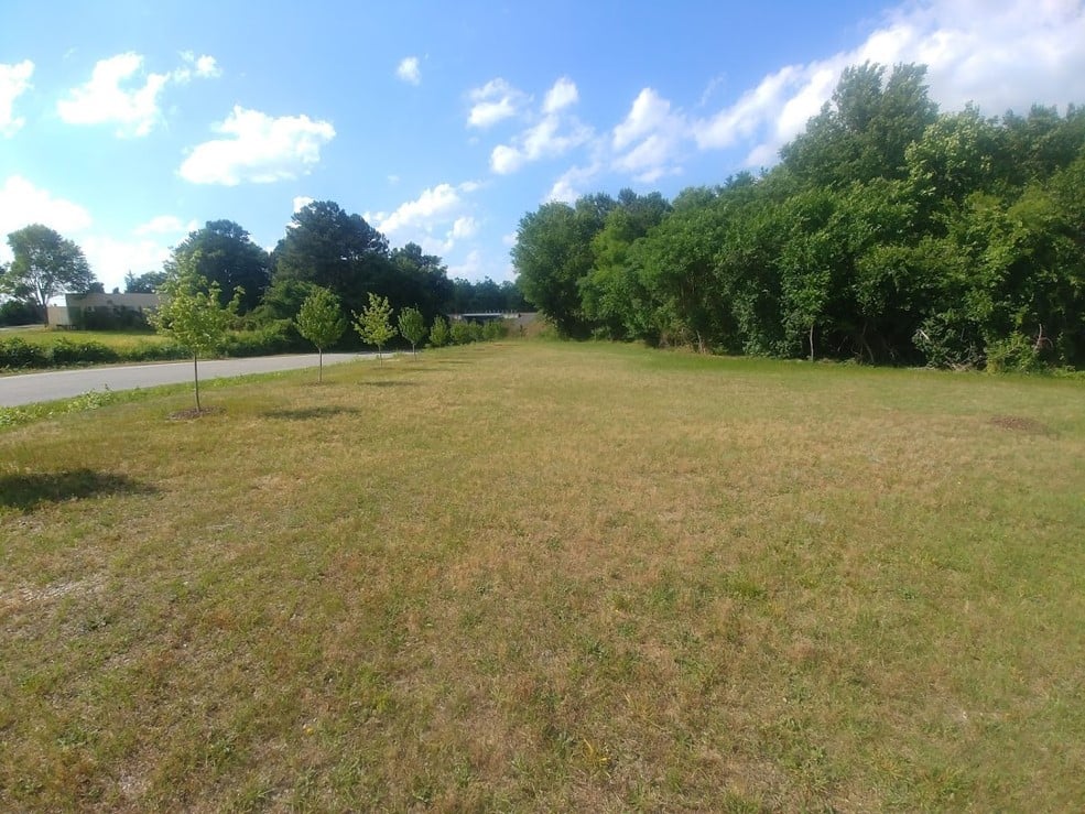 The plot of land before using it for Clayton Rotary Park.