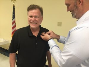 Jim Holland Receives His First Paul Harris Recognition Pin