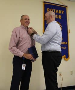 Dave Cooper Receives First PHF Pin 08.24.2023