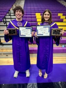 Aiden Roman and Madison Mullins - 2024 CHHS Scholarship Winners