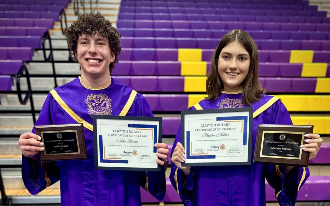 Aiden Roman and Madison Mullins - 2024 CHHS Scholarship Winners